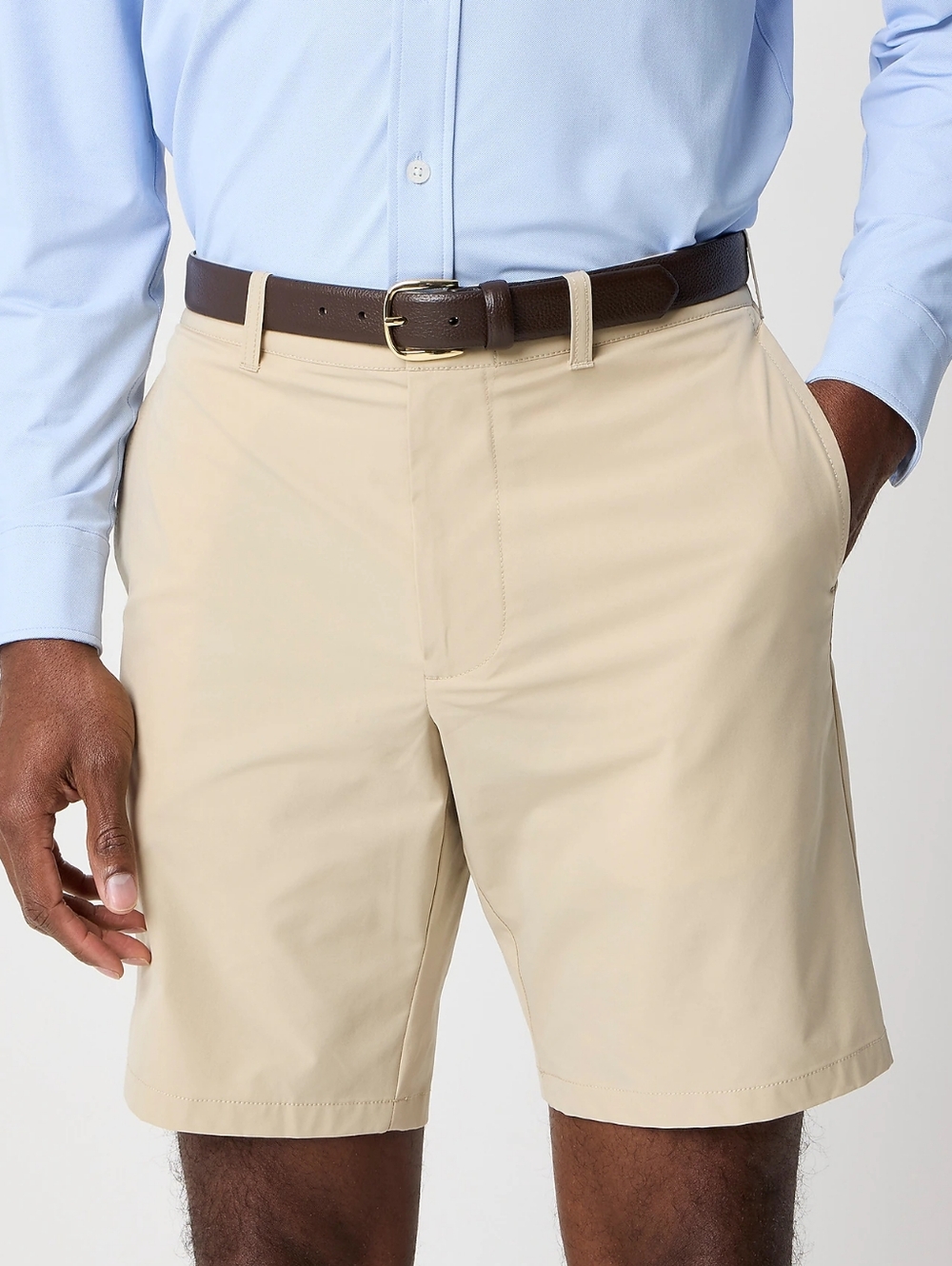 J. CREW men size 30 Tech Shorts 9 Inch Khaki Tan Golf Casual Outdoor